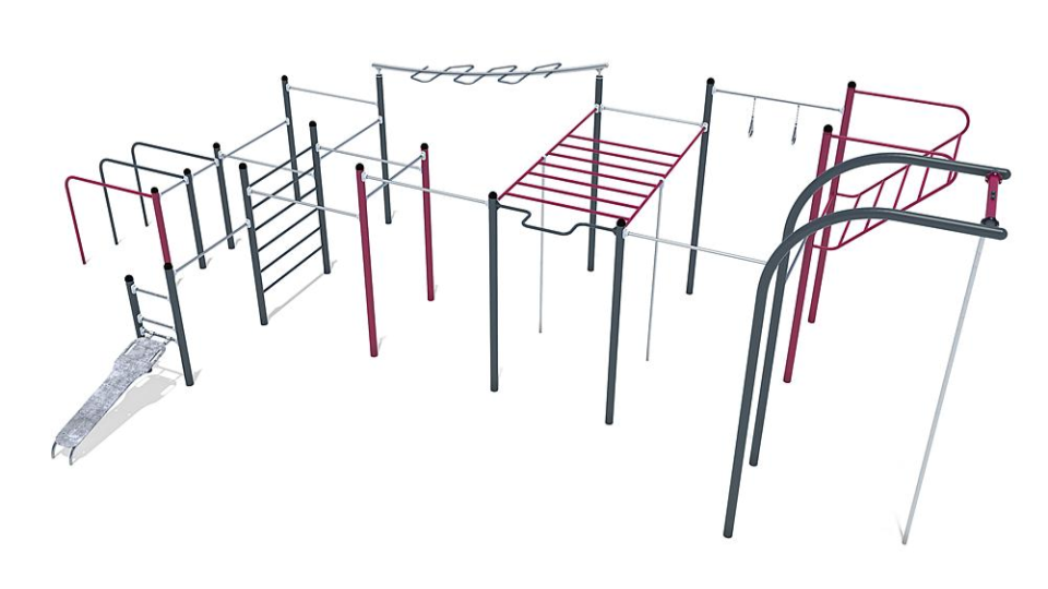 Darstellung einer Calisthenics Anlage